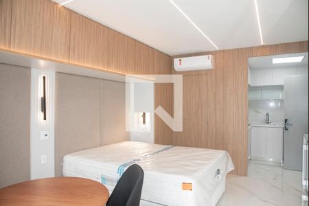 Dormitório de apartamento para alugar com 1 quarto, 29m² em Vila Clementino, São Paulo