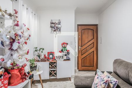 Sala de apartamento à venda com 2 quartos, 70m² em Vila Clarice, Santo André