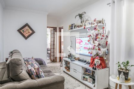 Sala de apartamento à venda com 2 quartos, 70m² em Vila Clarice, Santo André