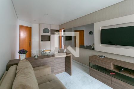 Sala de apartamento para alugar com 2 quartos, 68m² em Sion, Belo Horizonte