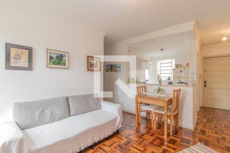 Sala de apartamento à venda com 2 quartos, 62m² em Cristal, Porto Alegre