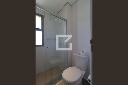 Banheiro da Suíte de kitnet/studio para alugar com 1 quarto, 53m² em Alto da Boa Vista, Ribeirão Preto