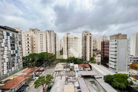 Vista de apartamento à venda com 2 quartos, 70m² em Moema, São Paulo