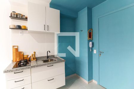 Sala/cozinha americana de apartamento para alugar com 1 quarto, 24m² em Tatuapé, São Paulo