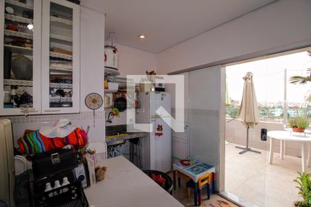 Cozinha de apartamento à venda com 4 quartos, 190m² em São Lucas, Belo Horizonte