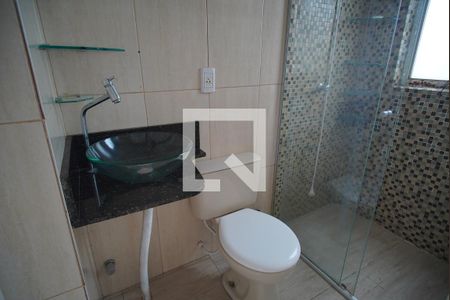 Banheiro da Suíte de apartamento à venda com 3 quartos, 100m² em Vila Rosa, Novo Hamburgo