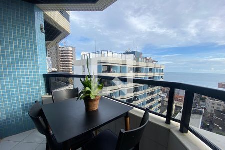 Varanda da Sala de apartamento para alugar com 1 quarto, 55m² em Barra, Salvador