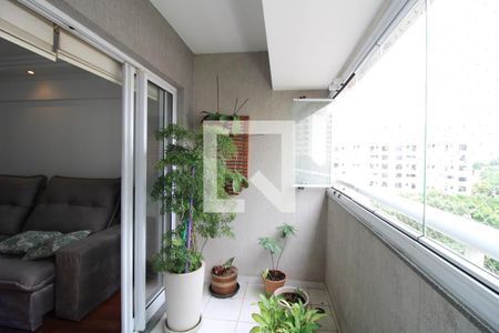 Varanda da sala de apartamento para alugar com 3 quartos, 88m² em Alto da Lapa, São Paulo