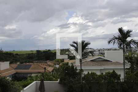 Vista da Suíte 1 de casa de condomínio à venda com 4 quartos, 350m² em Alphaville Dom Pedro, Campinas