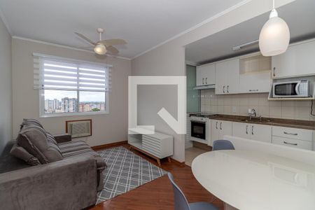 Sala de apartamento para alugar com 1 quarto, 40m² em Floresta, Porto Alegre