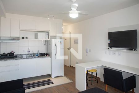 Dormitório/Cozinha de kitnet/studio para alugar com 1 quarto, 24m² em Vila da Saúde, São Paulo