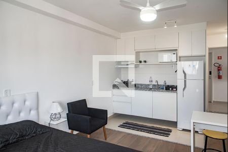 Dormitório/Cozinha de kitnet/studio para alugar com 1 quarto, 24m² em Vila da Saúde, São Paulo