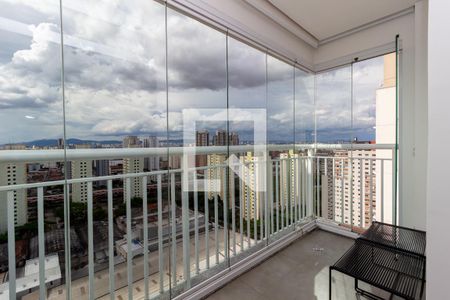 Varanda de apartamento à venda com 1 quarto, 52m² em Brás, São Paulo