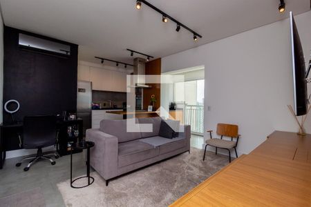 Sala  de apartamento à venda com 1 quarto, 52m² em Brás, São Paulo