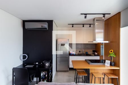 Cozinha de apartamento à venda com 1 quarto, 52m² em Brás, São Paulo