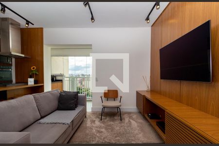 Sala  de apartamento à venda com 1 quarto, 52m² em Brás, São Paulo