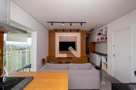 Sala de apartamento à venda com 1 quarto, 52m² em Brás, São Paulo