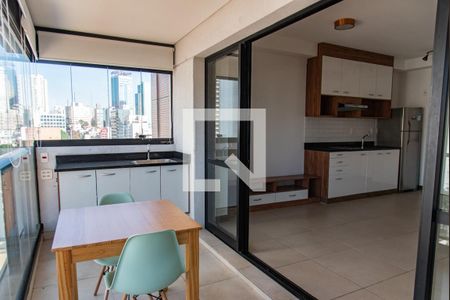 Varanda de kitnet/studio à venda com 1 quarto, 38m² em Vila Mariana, São Paulo