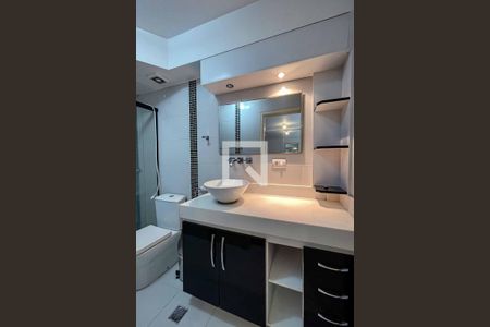 Banheiro da Suíte de apartamento para alugar com 1 quarto, 60m² em Santana, São Paulo