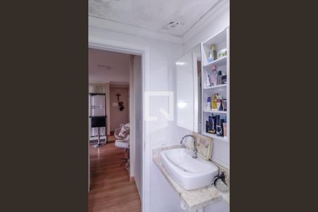 Banheiro de apartamento à venda com 1 quarto, 35m² em Jardim Ibitirama, São Paulo