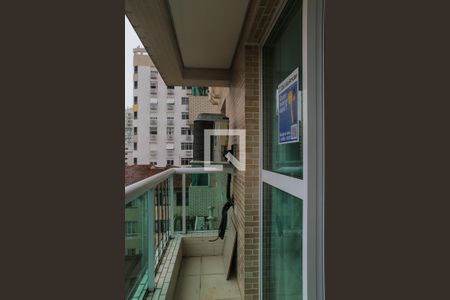 Sacada de apartamento para alugar com 1 quarto, 51m² em José Menino, Santos