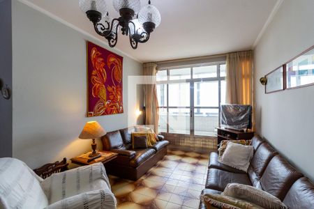 Sala de estar de apartamento para alugar com 4 quartos, 135m² em Guilhermina, Praia Grande