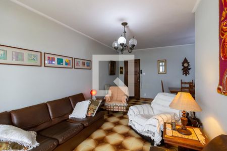 Sala de estar de apartamento para alugar com 4 quartos, 135m² em Guilhermina, Praia Grande