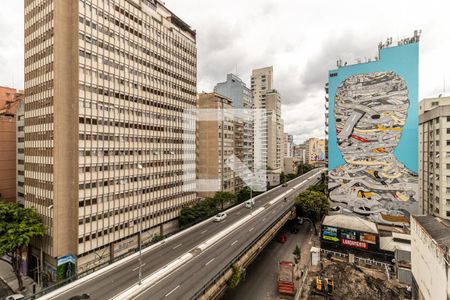 Vista da Sala de apartamento à venda com 1 quarto, 26m² em Vila Buarque, São Paulo