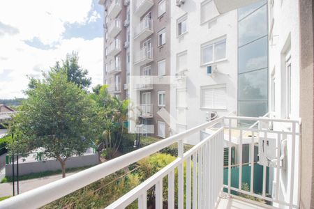 Varanda da Sala de apartamento à venda com 2 quartos, 56m² em Jardim Itu Sabará, Porto Alegre