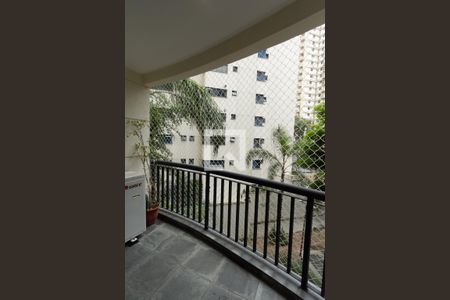Varanda da Sala de apartamento para alugar com 3 quartos, 92m² em Moema, São Paulo