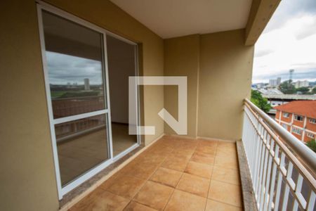 Sacada da Sala de apartamento para alugar com 3 quartos, 58m² em Jardim Paulista, Ribeirão Preto