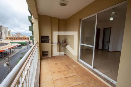 Sacada da Sala de apartamento para alugar com 3 quartos, 58m² em Jardim Paulista, Ribeirão Preto