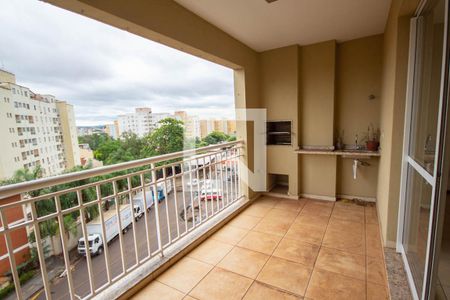 Sacada da Sala de apartamento para alugar com 3 quartos, 58m² em Jardim Paulista, Ribeirão Preto