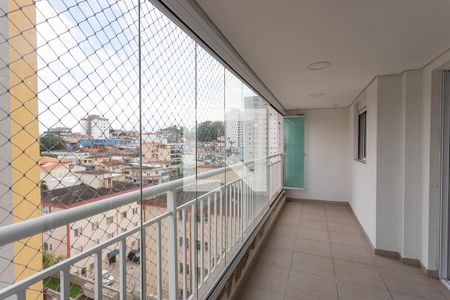  Varanda da sala  de apartamento à venda com 3 quartos, 67m² em Centro, Diadema