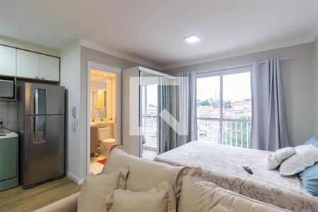 Sala e Quarto de apartamento para alugar com 1 quarto, 27m² em Vila Butantã, São Paulo