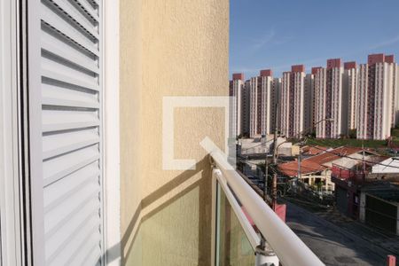 Varanda da Suíte de apartamento para alugar com 2 quartos, 54m² em Jardim do Estádio, Santo André