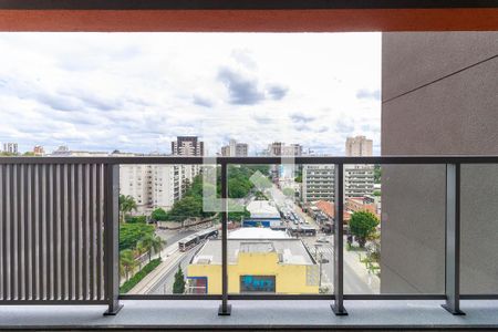 Varanda da Sala de kitnet/studio para alugar com 1 quarto, 40m² em Santo Amaro, São Paulo