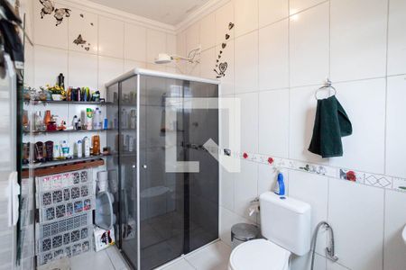Banheiro social  de casa à venda com 2 quartos, 80m² em Céu Azul, Belo Horizonte