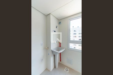 Sala/Cozinha de apartamento à venda com 2 quartos, 53m² em Bairro Fátima, Canoas