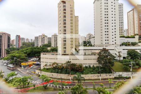 Vista da Sacada de apartamento à venda com 1 quarto, 38m² em Super Quadra Morumbi, São Paulo