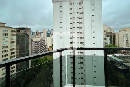 Varanda da Sala de apartamento à venda com 1 quarto, 105m² em Itaim Bibi, São Paulo