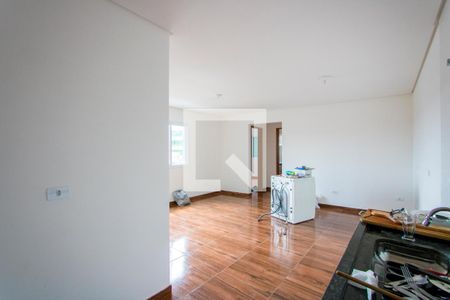 Sala/Cozinha de apartamento para alugar com 2 quartos, 55m² em Vila Bela Vista, Santo André