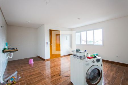 Sala/Cozinha de apartamento para alugar com 2 quartos, 55m² em Vila Bela Vista, Santo André