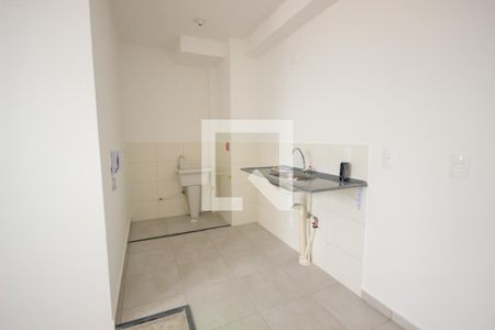 Cozinha de apartamento para alugar com 2 quartos, 39m² em Vila Inglesa, São Paulo