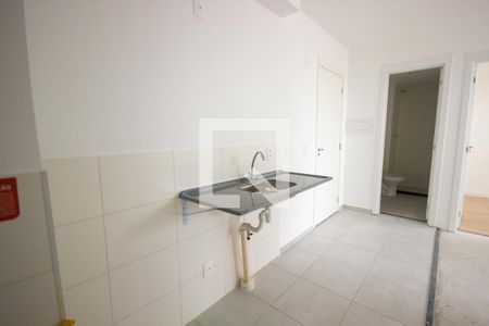 Cozinha de apartamento para alugar com 2 quartos, 39m² em Vila Inglesa, São Paulo