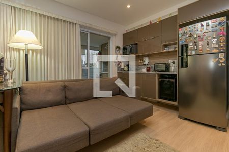 SalaSala/Cozinha de apartamento para alugar com 1 quarto, 42m² em Cidade Monções, São Paulo