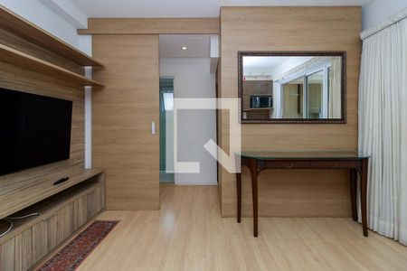 Sala de apartamento à venda com 1 quarto, 42m² em Cidade Monções, São Paulo