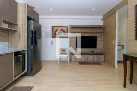 Sala de apartamento à venda com 1 quarto, 42m² em Cidade Monções, São Paulo