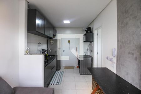 Sala/Cozinha de apartamento à venda com 1 quarto, 26m² em Jardim Planalto, São Paulo