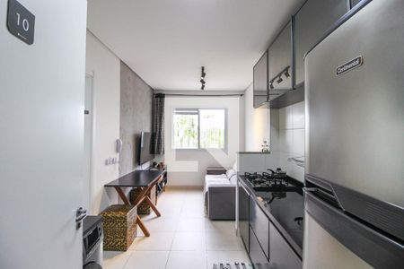 Sala/Cozinha de apartamento à venda com 1 quarto, 26m² em Jardim Planalto, São Paulo